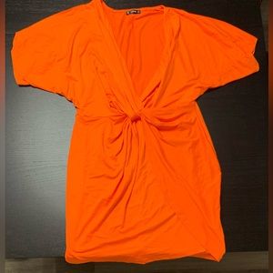NEON Orange SHEIN Dress (Large)